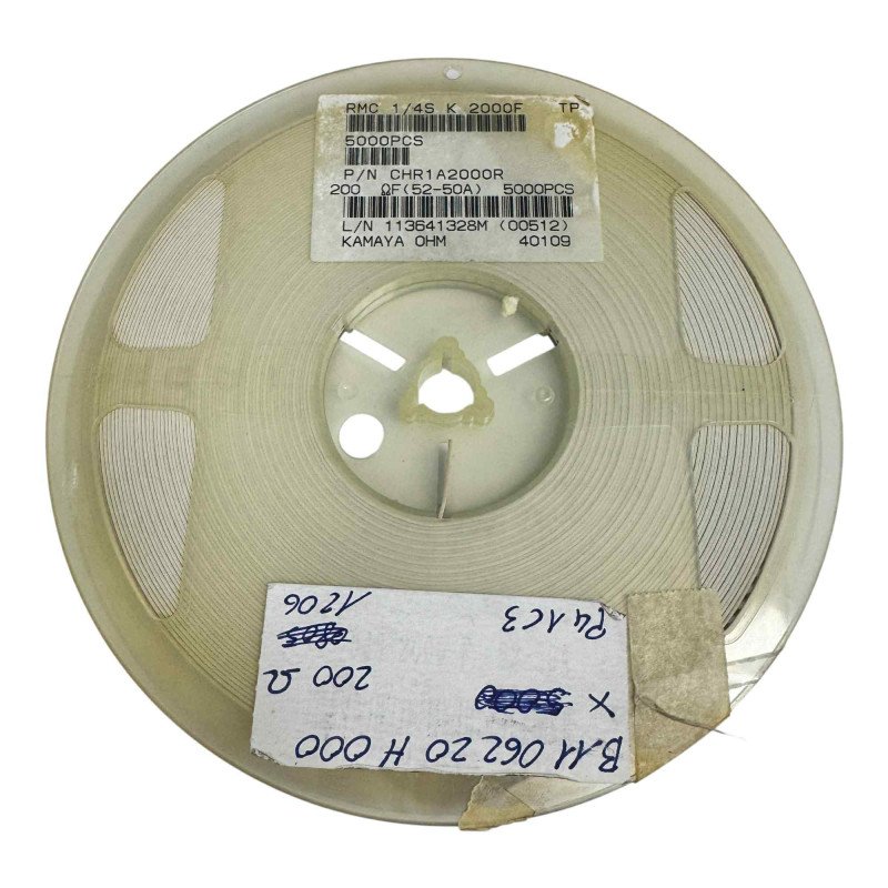 CHR1A2000R Kamaya SMD/SMT Resistor 200Ohm 200R 1/4W 5% [Qtyx4000]
