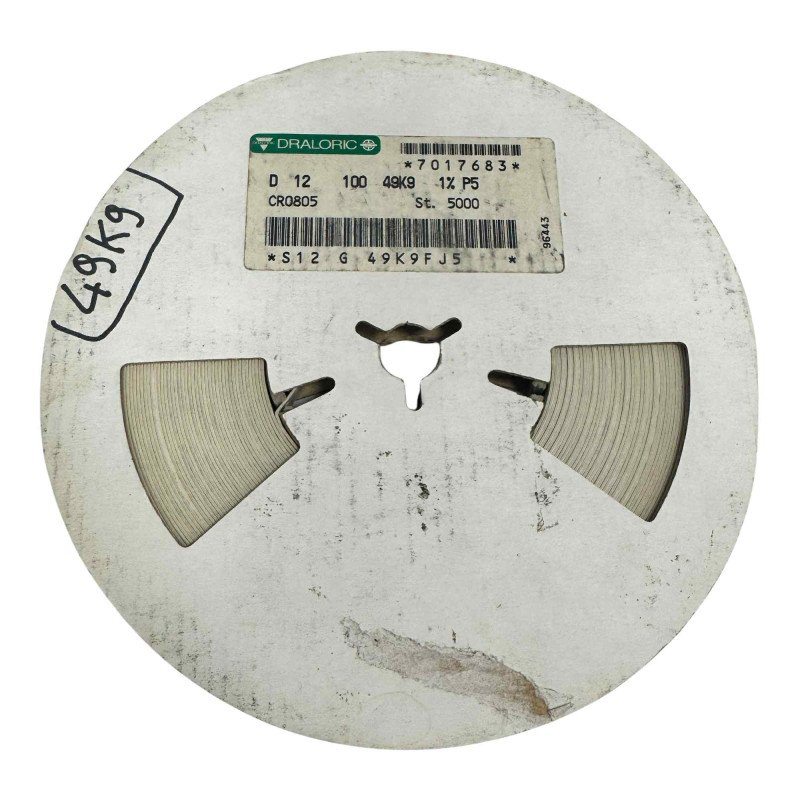 CR0805 Draloric SMD/SMT Resistor 49.9KOhm 49K9 1/8W 1% [Qtyx5000]