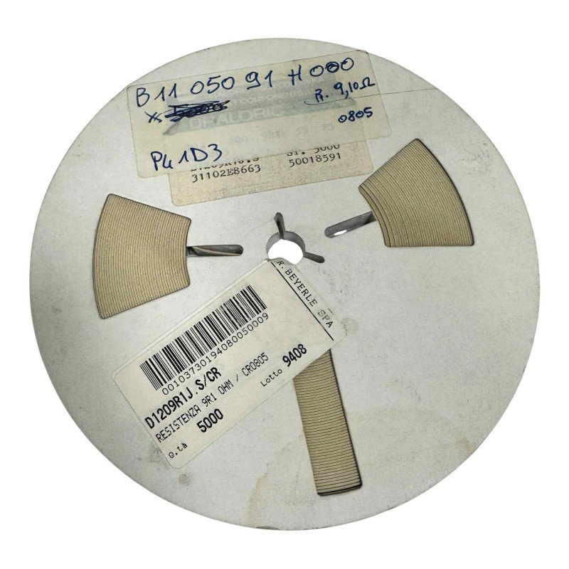 CR0805 Draloric SMD Resistor 9.1Ohm 9R1 1/8W 1% [Qtyx5000]