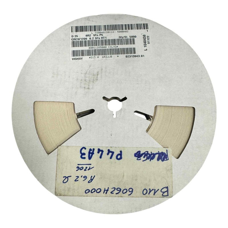 CRCW1206 Vishay SMD Resistor 6.2Ohm 6R2 1/4W 1% [Qtyx5000]