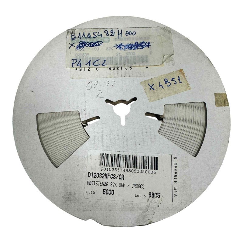 CR0805 Draloric SMD Resistor  82Kohm 82K 1/8W 1% [Qtyx4500]