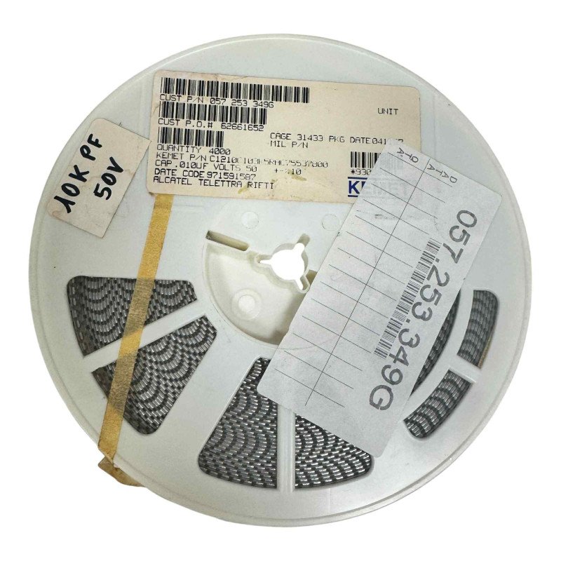 C1210C103K5RAC Kemet SMD Ceramic Capacitor 10nF 50V 10% [Qtyx3600]