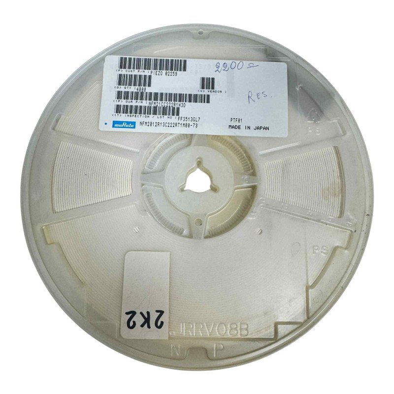 NFM21CC222R1H3D Murata SMD/SMT Ceramic Capacitor 2200uF 50v 20% [Qtyx4000]