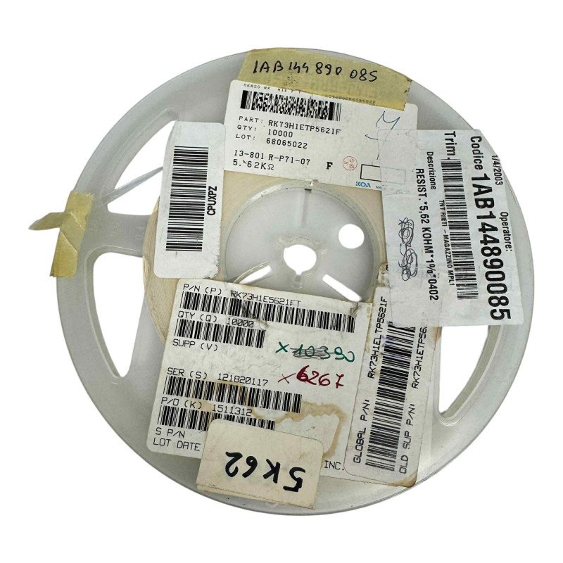 RK73H1ETP5621F SMD Resistor 5.62Kohm 5K62 1/16W 1% [Qtyx6000]