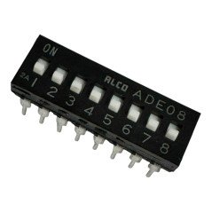 ADE08 Alco DIP DIC Switch 8 Position SPST 2A