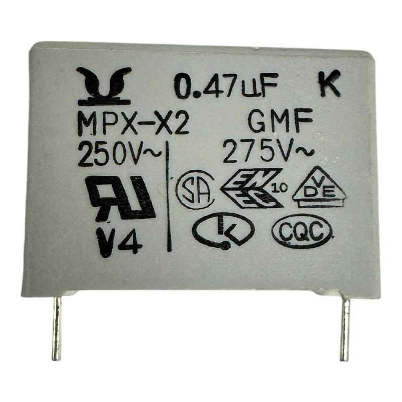 MPX-474K27B22L5 Capacitor Safety Film 0.47uF 10%  275vAC 26.5x19x10mm