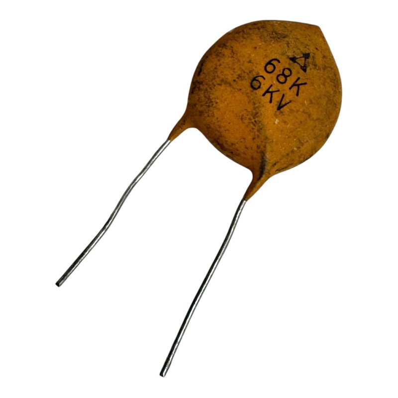 Matsushita Capacitor Radial Ceramic 68pF 6kV