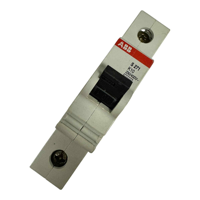 S271-K10 ABB 1 Pole Circuit Breaker 230Vac/400Vac 10A