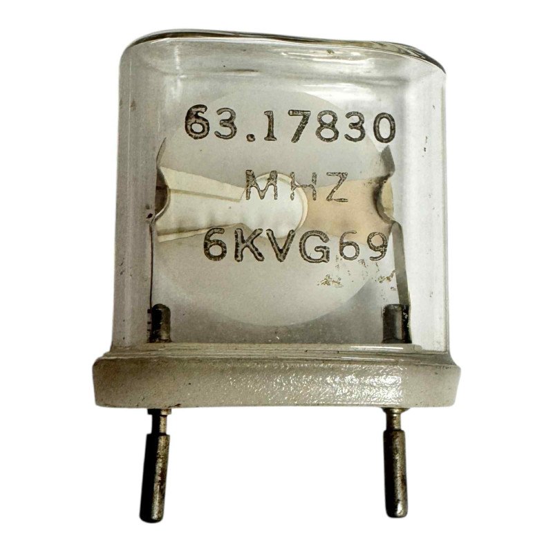 2 Pin Crystal Oscillator Clock 63.17830MHz