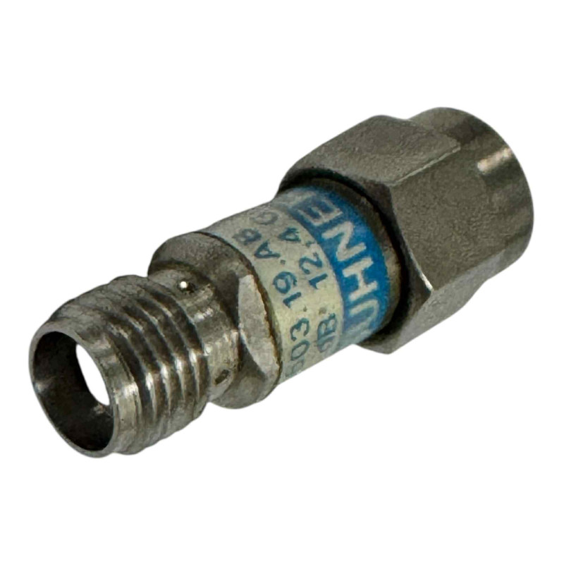 6603.19.AB Huber Suhner RF Attenuator SMA (F-M) 12.4Ghz 2W 3dB