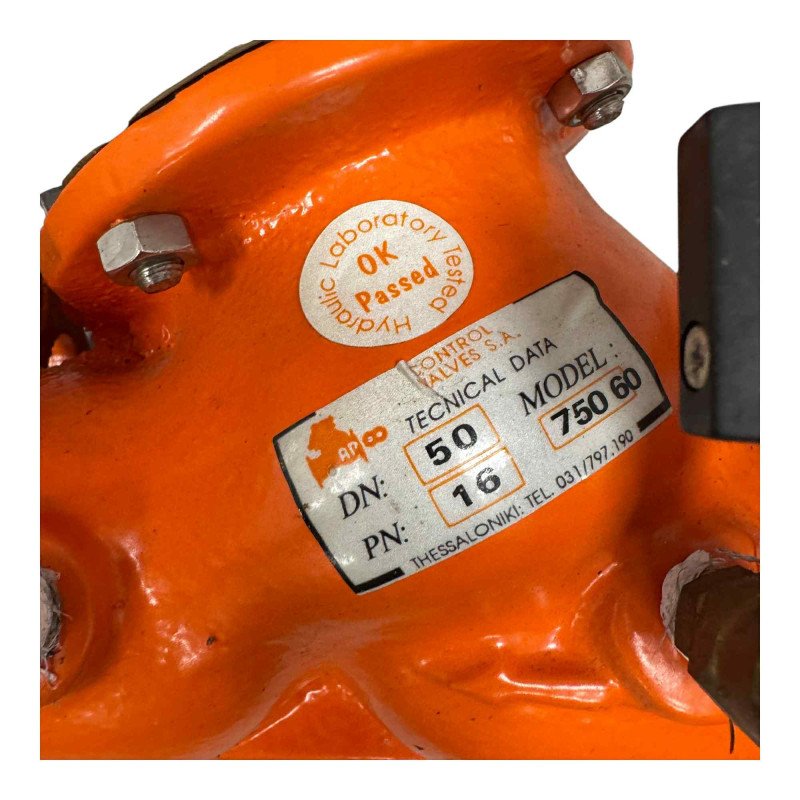 Model 750 06 Control Valves SA DN:50 PN:16 Control Valve