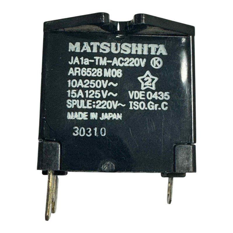 JA1A-TM-AC220V Matsushita General Purpose Relay SPST 10A/250Vac