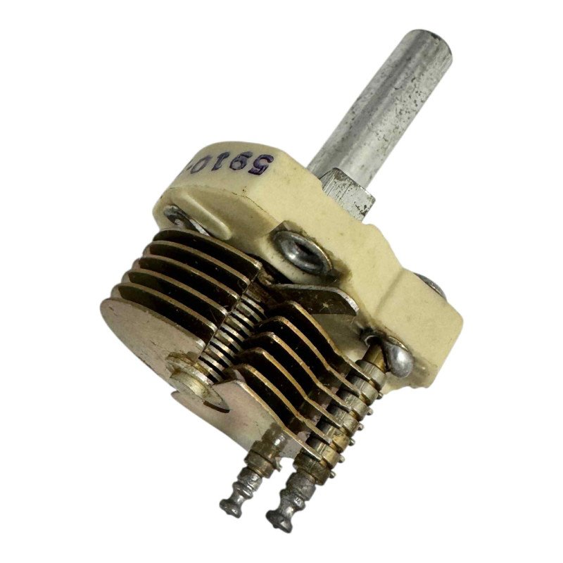 5910-00-265-6530 Double Section Air Variable Capacitor 5-50pF