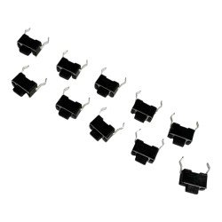 1101A-180/5.0BU66 Momentary Snap Action Push Button Switch SPST 6x3.5mm [Qtyx10]
