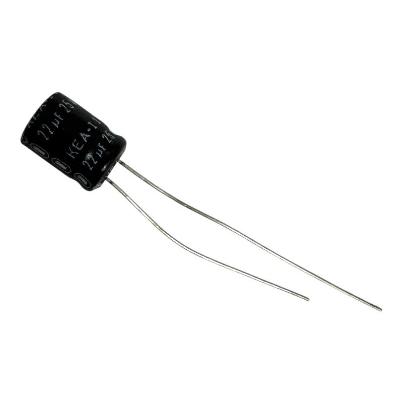 KEA Capacitor Radial Electrolytic 22uF 25V 11.5x8mm