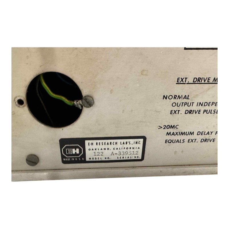 122 Model E-H Research Laboratories Pulse Generator