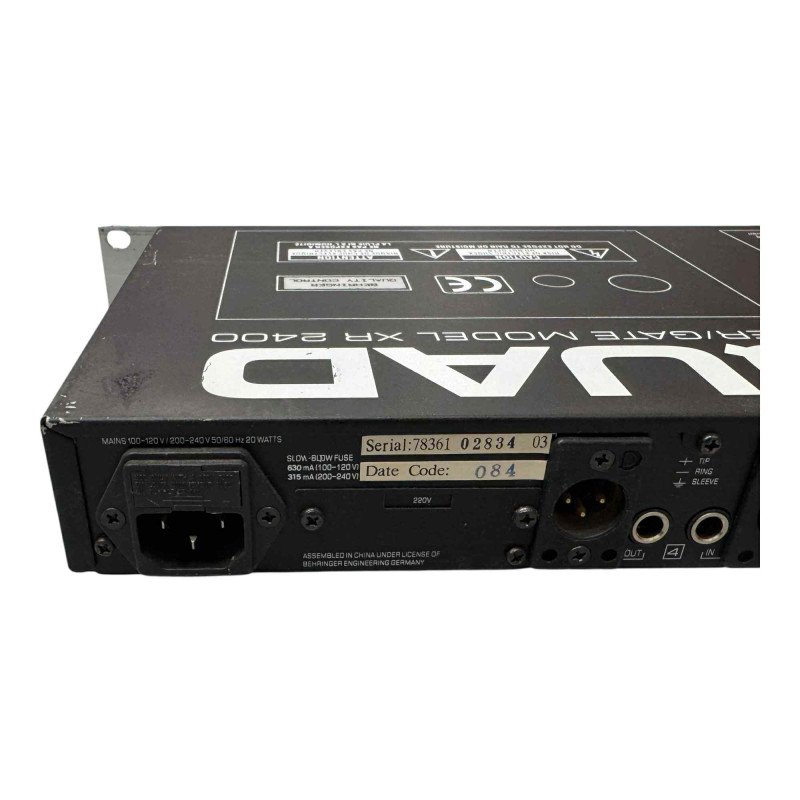 XR 2400 Behringer Autoquad Audio Interactive Expander / Gate