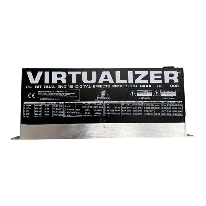 DSP 1000 Behringer Virtualizer Pro Dual Engine Digital Effects