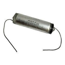 Mial Capacitor Polystyrene Axial Film 6.8nF 6800pF 400V 30x10mm