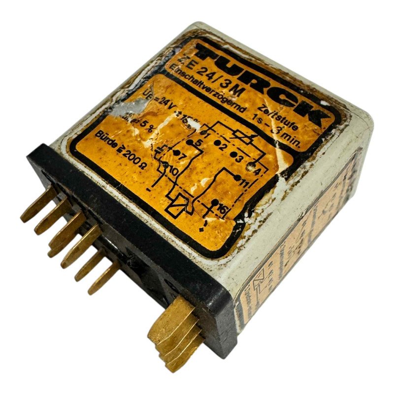 ZE24/3M Turck Relay Contactor 24Vdc 200Ohm 200R
