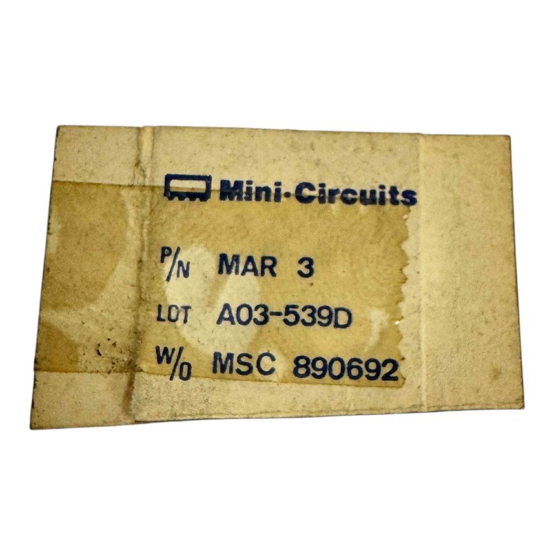 MAR-3 Mini Circuits RF Amplifier 0-2Ghz 12.5dB 50Ohm