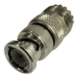 UG255-U Amphenol Coaxial Converter Adapter BNC (M) To SO239 UHF (F)