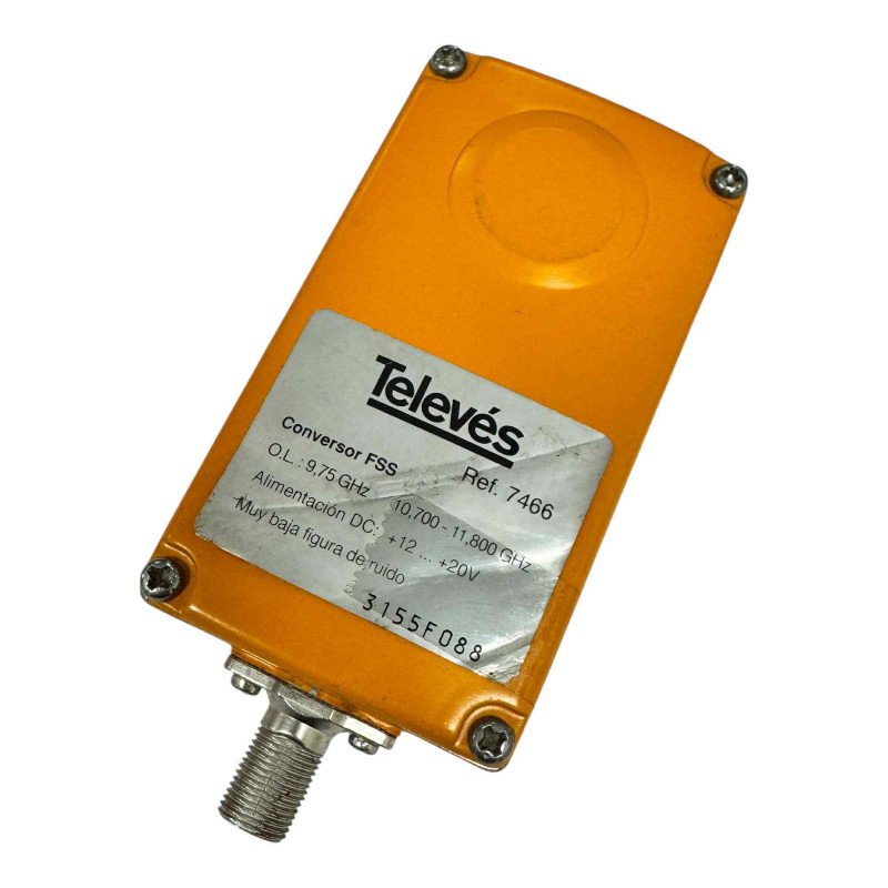 7466 Televes Conversor FSS 9.75GHz 10.7-11.8GHz 12-20V