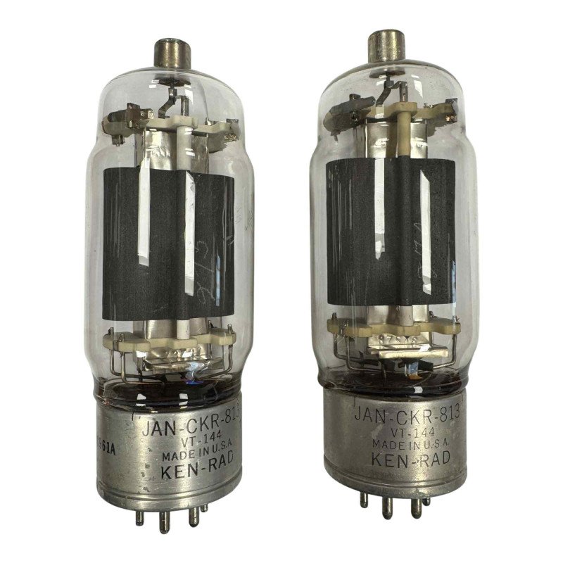 813 Ken-Rad Vacuum Tube Valve Matched Pair Tested:88/5.6-85/5.4