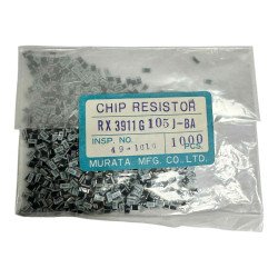RX3911G105J-BA Murata SMD Chip Resistor 1Mohm 1M 1/8W 5% [Qtyx1000]