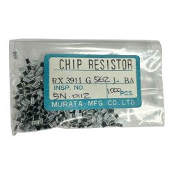RX3911G562J-BA Murata SMD Chip Resistor 5.6Kohm 5K6 1/8W 5% [Qtyx1000]