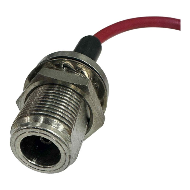 Semi Rigid Coaxial Cable N Type (F) Bulkhead To SMA (M) 200mm