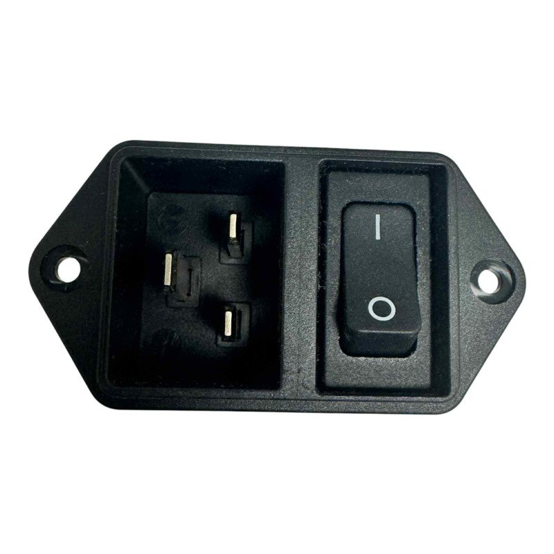 EC11 Schurter Panel Mount Power Plug IEC 60320 With Rocker Switch 16A/250V 20A/250Vac