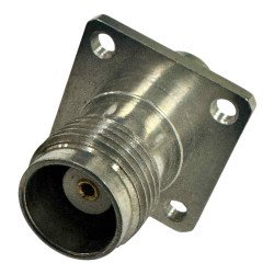 Coaxial Converter Adapter 4 Hole Flange TNC (F) To SMA (M)