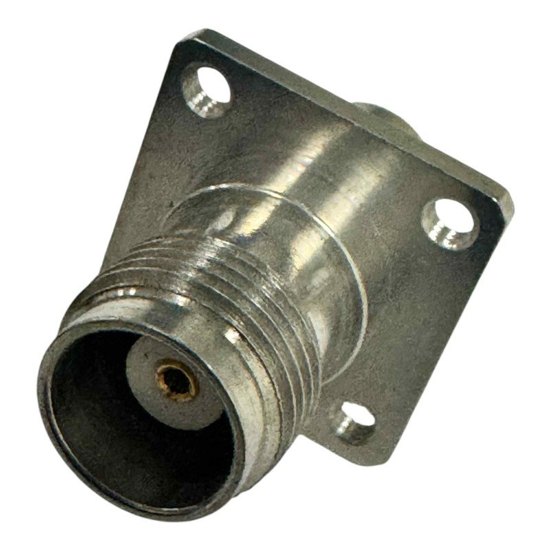Coaxial Converter Adapter 4 Hole Flange TNC (F) To SMA (M)