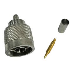 312-1914 RS RF Connector Straight Crimp Plug N Type (m) For RG223 Cable