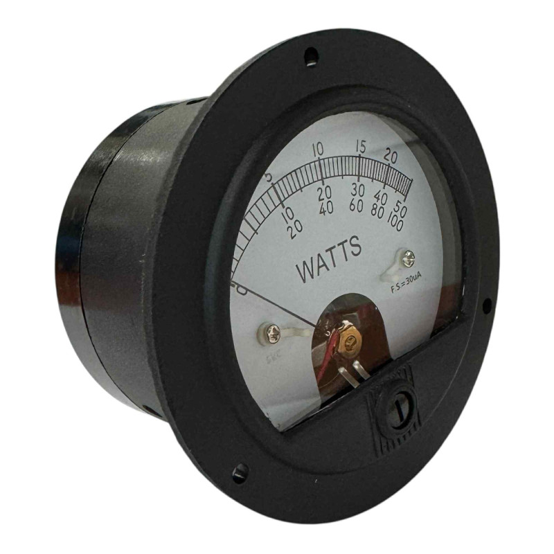 Panel Meter Face 30ua Replacement for Bird 43 Thruline Wattmeter Slug