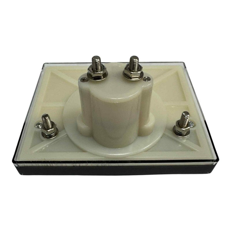 Rectangular DC Panel Meter Voltmeter 0–10000V, 4x3.5" High Voltage Meter 10kv