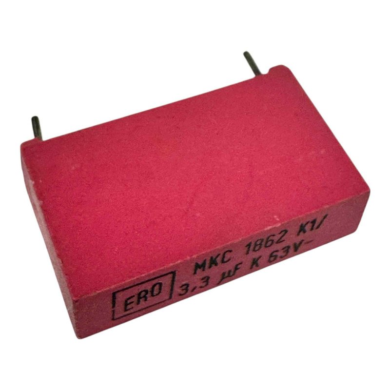 MKC1862 Ero Capacitor Radial Film 3.3uF 63V 26x15x7mm