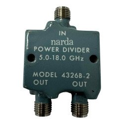 4326B-2 Narda Coaxial Power Divider Combiner SMA 2-Way 5-18Ghz