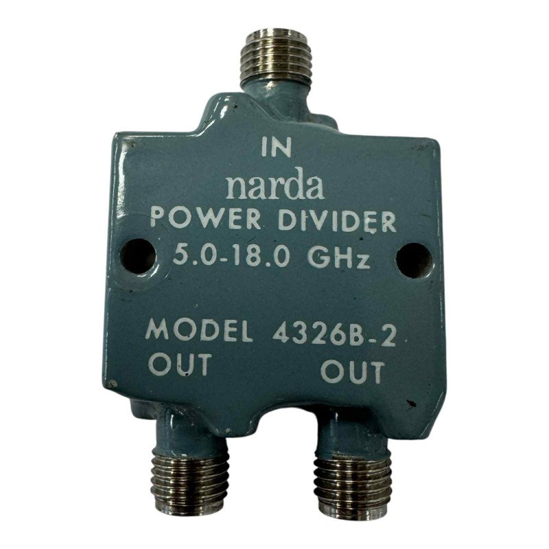 4326B-2 Narda Coaxial Power Divider Combiner SMA 2-Way 5-18Ghz