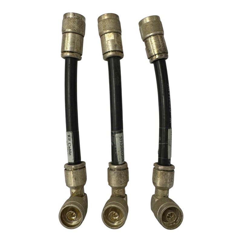Coaxial Jumper Cable Assembly RG-214 N type Male to 90° 18cm QTY:3