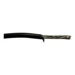 Multi-Conductor Cable Teflon PTFE 20 AWG Black, 1 Meter