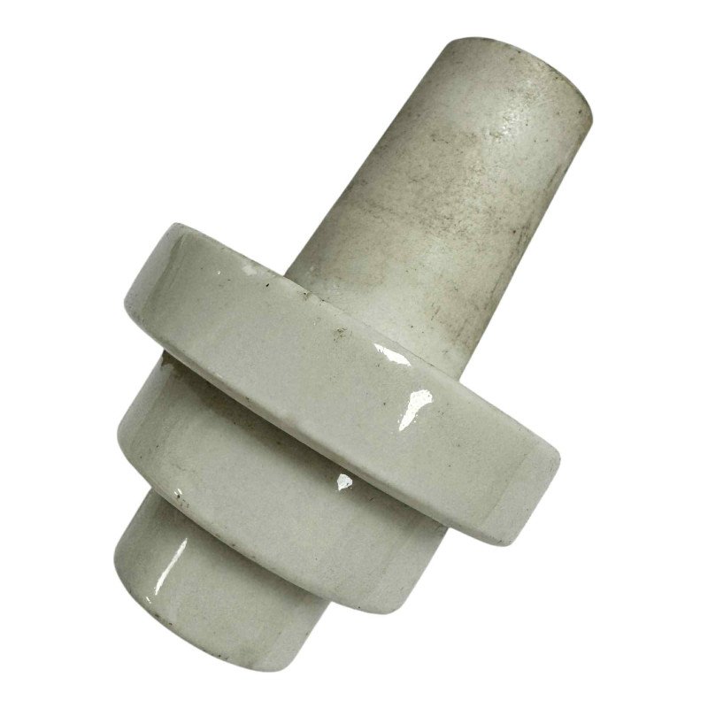 4452 Birnbach Porcelain Antenna Insulator L:75.5mm OD:54.mm ID:7mm