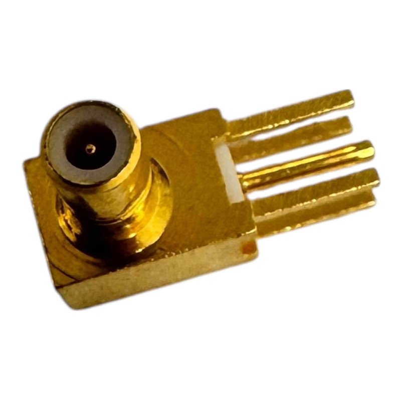 881910R9935 ITT RF Connector Right Angle Plug Panel Mount Jack SSMB (M)