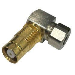 RF Connector Right Angle Plug DIN 1.6/5.6 (f) For 5mm Coaxial Cable