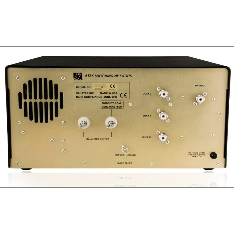 AT5K Palstar Manual Antenna Tuner 3000W PEP (2500W CW)