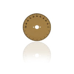 7350200g Palstar Vernier Dial Plate (gold)
