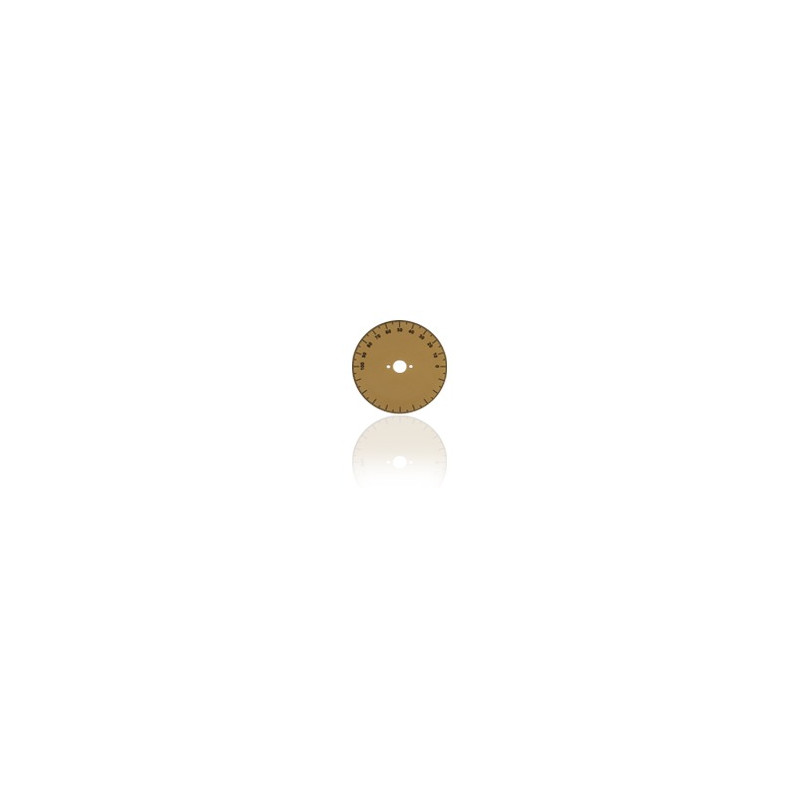 7350200g Palstar Vernier Dial Plate (gold)