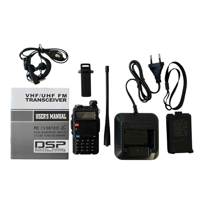 UV-5R Baofeng 2 Way Radio Transceiver Handheld UHF/VHF 8W LO/HI