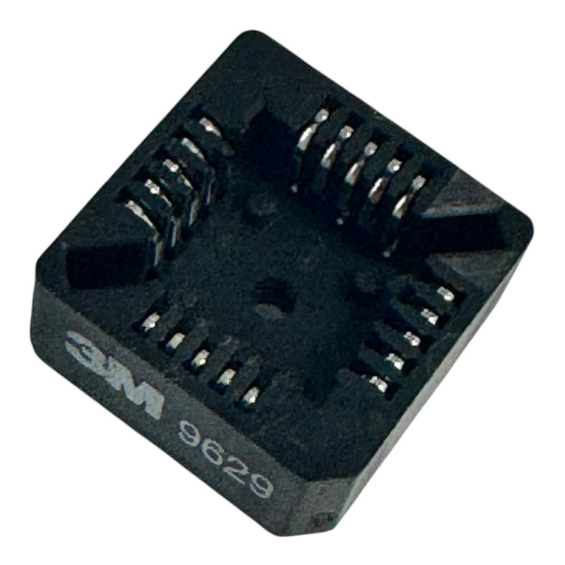 9629 3M PLCC Integrated Circuit Socket Panel Mount 20 Position 20 Pin
